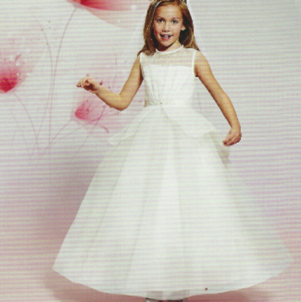 Mary's Bridal White Girls Dress